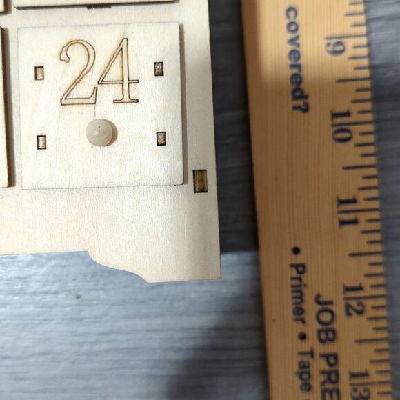 Wooden Nativity Advent Calendar Christmas Countdown - Picture 5 of 5